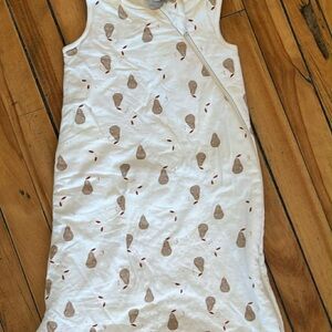 Sleeveless Kids Sleep Sack with Pear Print